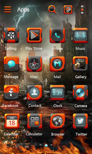 VELOCI GO Launcher Theme screenshot 3