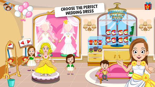 My Town: Wedding Day girl game screenshot 3