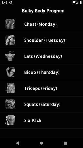 Gym Coach App screenshot 2