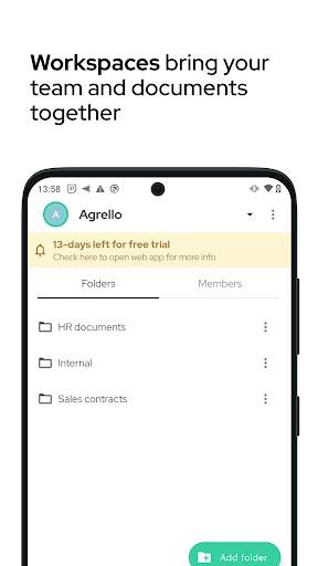 Agrello e-signatures screenshot 2