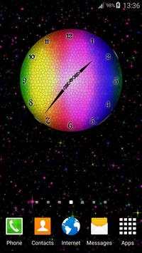 Rainbow Clock Widget 2 تصوير الشاشة