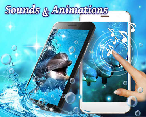 Dolphins Lovely Live Wallpaper screenshot 3