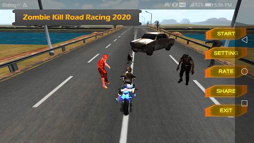 Zombie & Dogs Kill Road Racing 2021 screenshot 5