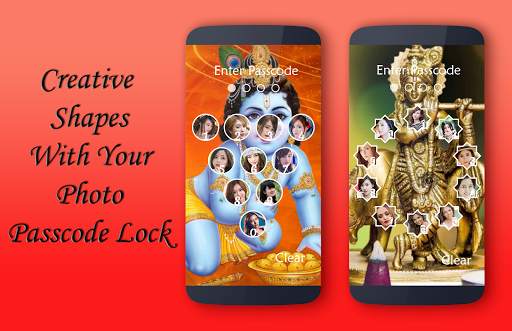 Lord Krishna Lock Screen 2 تصوير الشاشة