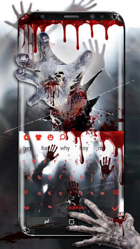3D Live Walking Dead Zombie Keyboard screenshot 1