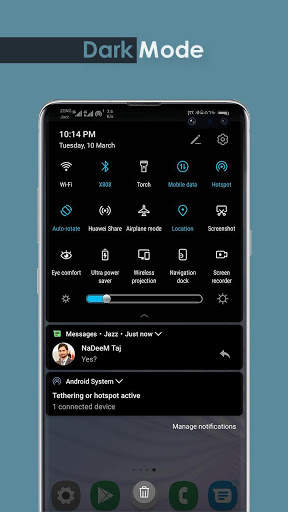 Only you can see your app in Dark Mode for all app screenshot 4