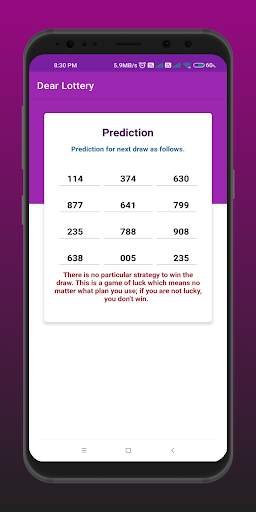 Dear Lottery Result screenshot 5