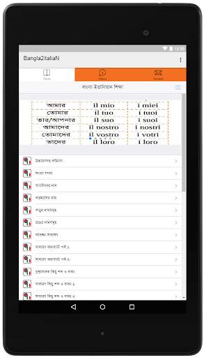 Bangla to Italian Learning App screenshot 6