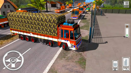 Cargo Truck Driving Games: Offroad Truck Simulator screenshot 4