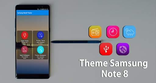 Theme for Samsung Galaxy Note 8 Launcher,Wallpaper скриншот 6