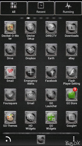 Screwed Steel Launcher Theme screenshot 3