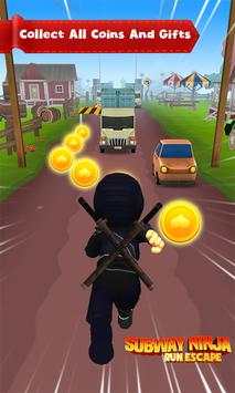 Subway Ninja Run Escape screenshot 2
