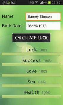 Daily Luck Calculator screenshot 5