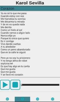 Karol Sevilla Music Full screenshot 2
