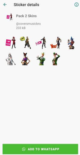 Stickers de Fornite para WhatSapp - WAStickers screenshot 5