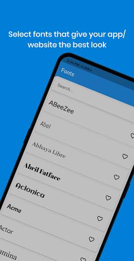 Font Browser for coding screenshot 1