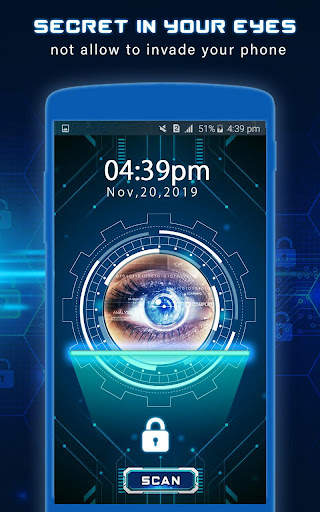 Eye Scanner App Prank to Unlock Screen screenshot 1