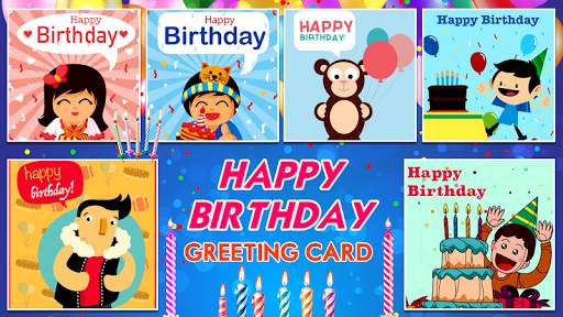 Birthday Collage : Cake, Status & Photo Frame screenshot 2