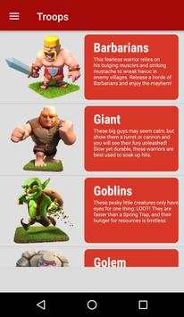 Guide For Clan Of Clan screenshot 4
