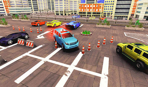 Simulator Parking Spooky Jeep Polis Baru Permainan screenshot 3