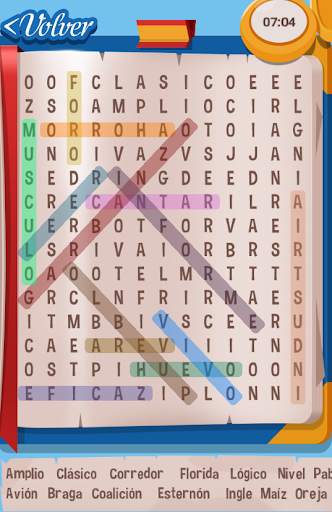 Sopa de Letras en Espanõl Real screenshot 2