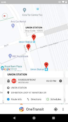 One Transit - Buses, Trains & Subways screenshot 1