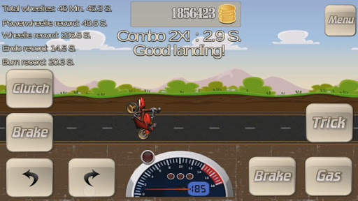 Stunt King - Wheelie Motorbike stunts game screenshot 5