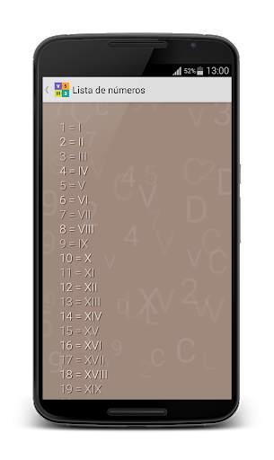 Roman numerals скриншот 7