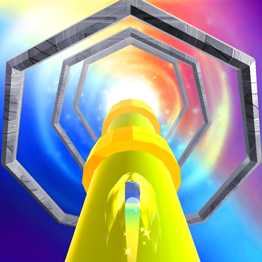 Warp and Roll: Offline space running game icon