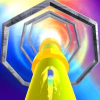Warp and Roll: Offline space running game logo