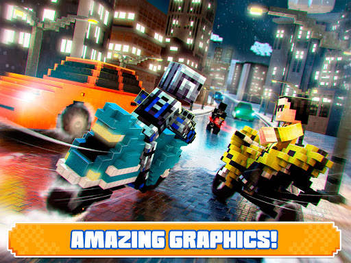 Blocky Superbikes Race Game screenshot 19