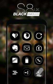 S8 Black AMOLED UX - Icon Pack screenshot 7