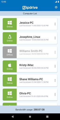ZipDrive screenshot 1
