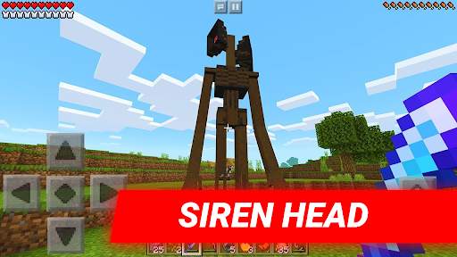 Siren Head mod for Minecraft screenshot 1