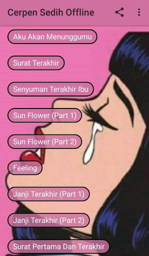 Cerpen Sedih Offline screenshot 8