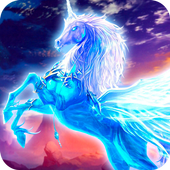 Magical Unicorn Rainbow icon