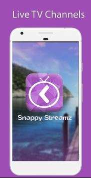 Snappy Streamz Live TV Guia screenshot 1