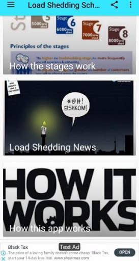 Load Shedding Schedules App screenshot 2