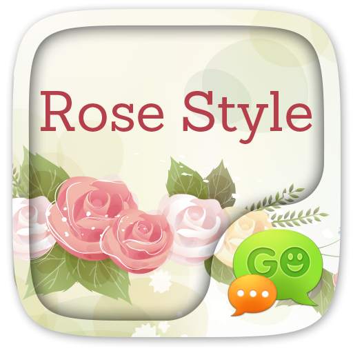 GO SMS PRO ROSE STYLE THEME 1.0