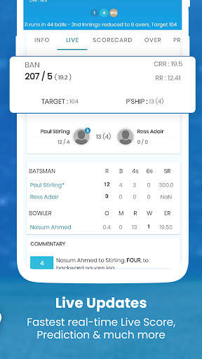 CricScores - T20 Live Cricket screenshot 3