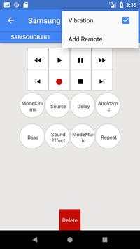 Samsung Sound Bar Remote Control screenshot 6
