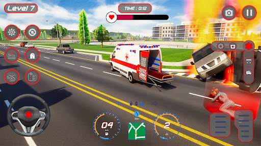 Ambulance Simulator Games 3D screenshot 4
