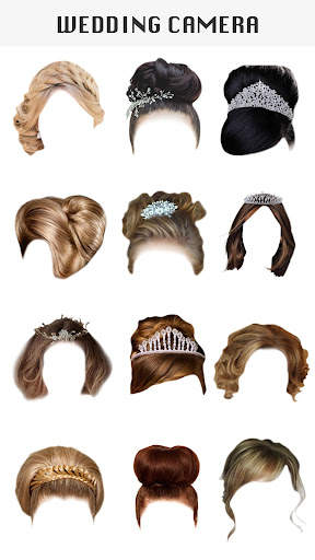 Wedding Camera: Hairstyles & Photo Montage Maker screenshot 3