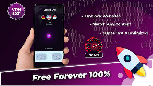 Legend VPN - Fast VPN Proxy, Free Unblock VPN screenshot 1