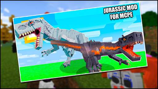 Jurassic Mod For Minecraft Pe-Dinosaurs mod screenshot 3