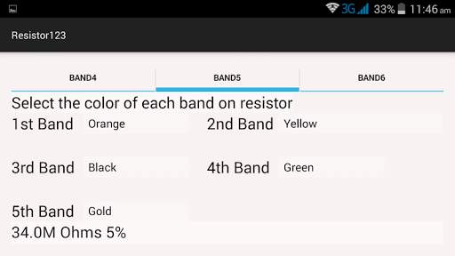 Resistor Color Coding screenshot 5