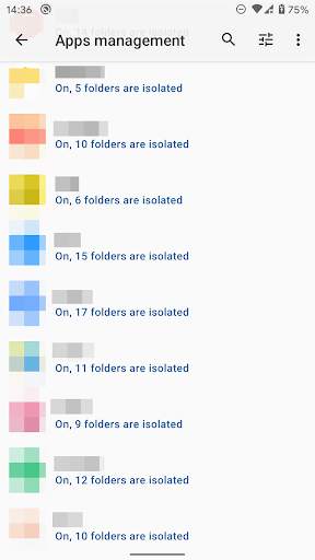 Storage Isolation screenshot 2