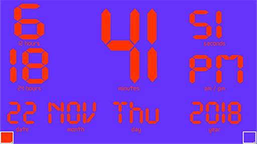Digital Clock App screenshot 2
