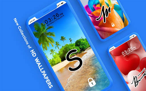 Signature Lock Screen HD,  app lock free скриншот 3