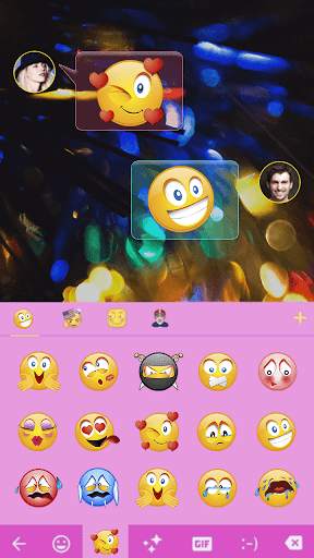 Smiley Emoji Keyboard 2018 Sticker स्क्रीनशॉट 5